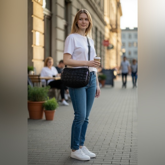 NWT Valentino Orlandi Puffy Crossbody Bag - Picture 4 of 10